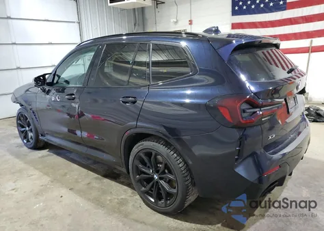 2022 BMW X3 M40I z USA, uszkodzony, nr VIN 5UX83DP03N9K52043